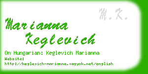 marianna keglevich business card